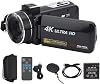 Camcorder 4K 30MP 18X Digital Zoom 3.0 Touch Screen Vlog Camera for YouTube Handycam 4K Anti-Vibration High Definition Digital Camera Recorder IPS Touch Display Screen