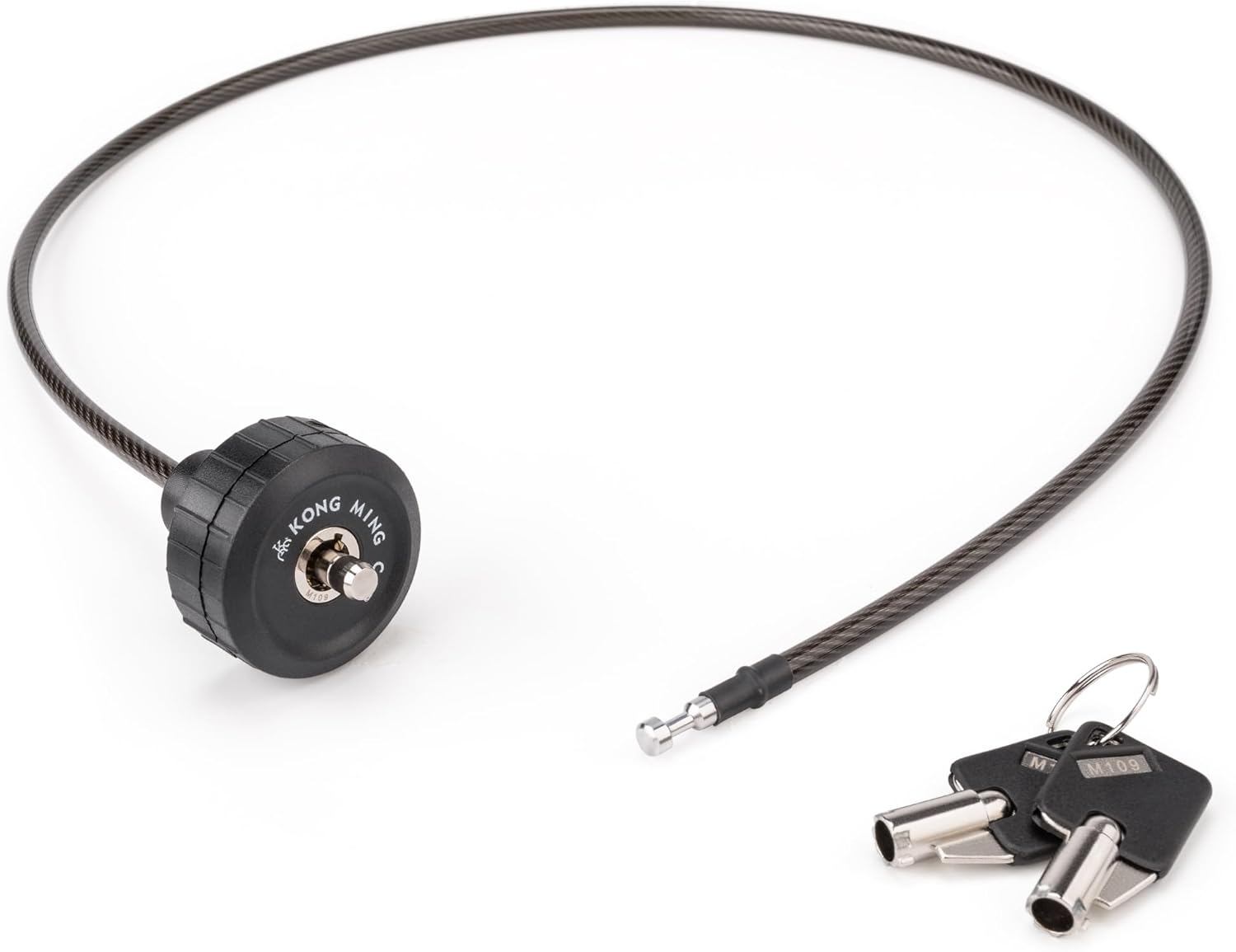 Kong Ming Lock Bike To Car Bike Cable Lock Handlebar End Lock Fit