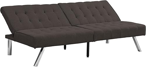 Miniatura 5 de anwickjeff Sofá cama futón de espuma viscoelástica, sofás modernos para sala de estar, sofá cama convertible con reposabrazos extraíbles, asiento de