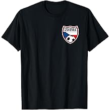 Czech Republic Soccer Jersey Pocket Czech Republic Flag T-Shirt