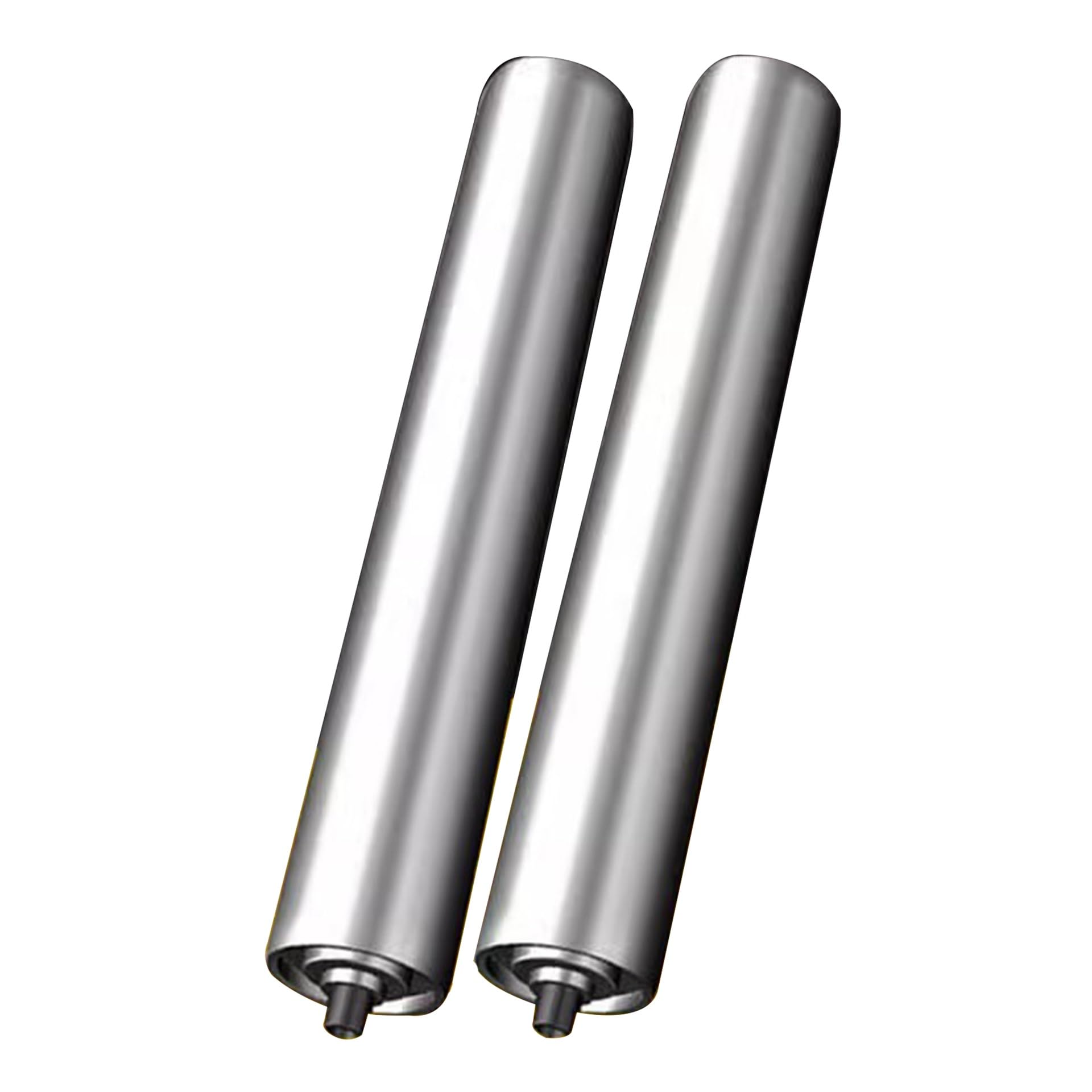 YJEUZCD Conveyor Rollers, Galvanized Steel Replacement, Pack of 3 Gravitation Roller for Conveyor Systems Industrial Applications, Diameter 1.97 in(1.97x45.28 in)