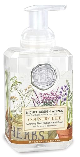 Michel Design Works Jabón de manos espumoso, vida en el campo