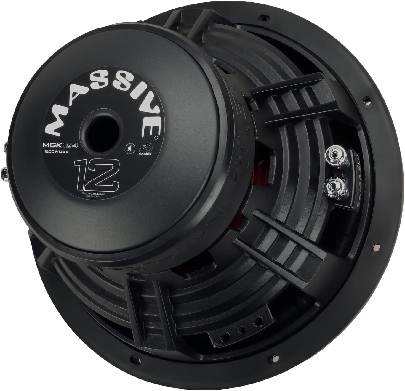 Massive Audio MGK124-12" 750 Watts RMS Dual 4 Ohm Subwoofer (Sold as Each)