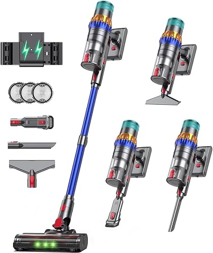 Puravacle C1 Cordless Stick Vacuum 60KPa 650W Auto Mode, 75 Min Runtime, Anti-Tangle & LED for Pet Hair Puravacle C1 Cordless Stick Vacuum 60KPa 650W Auto Mode, 75 Min Runtime, Anti-Tangle & LED for Pet Hair