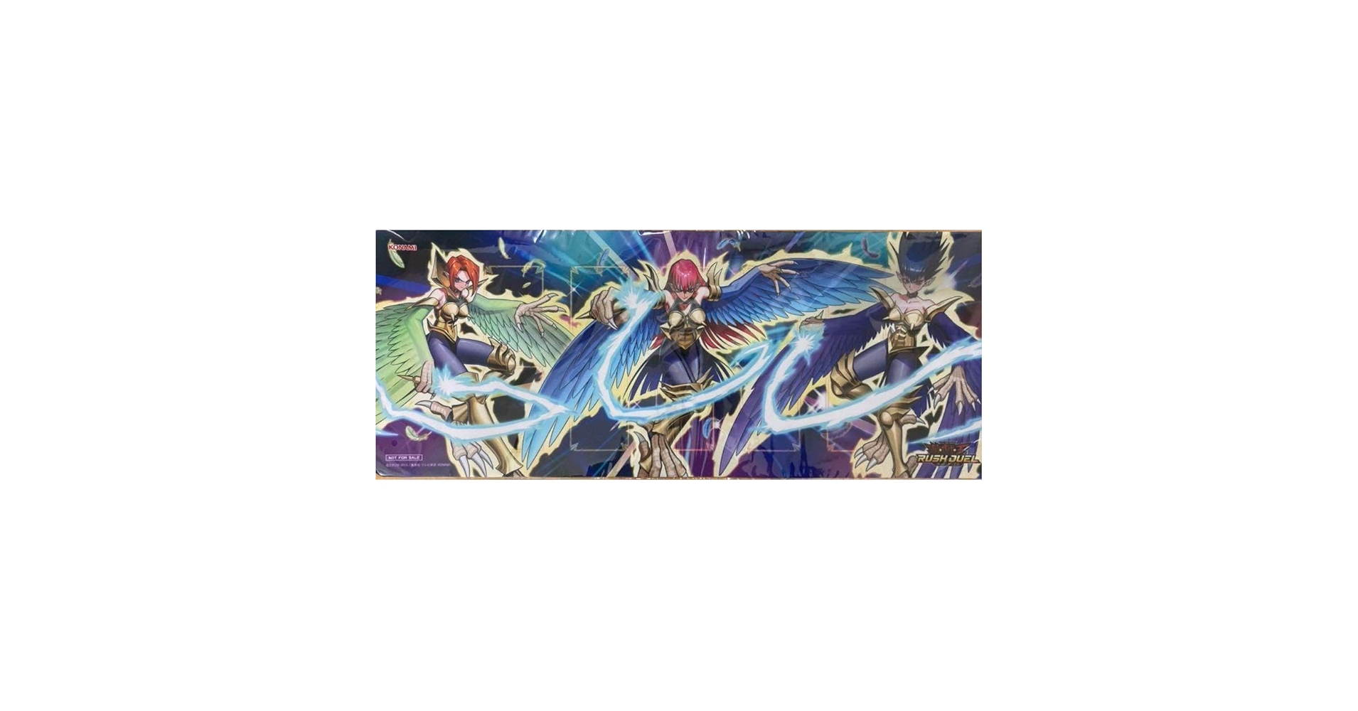 Amazon.co.jp: ラッシュデュエル プレイマット ハーピィレディ三