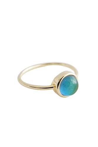 HONEYCAT Mood Ring in Gold, Rose Gold, or Silver | Size 4, 5, 6, 7, 8, 9, 10,11 | Minimalist, Delicate Jewelry