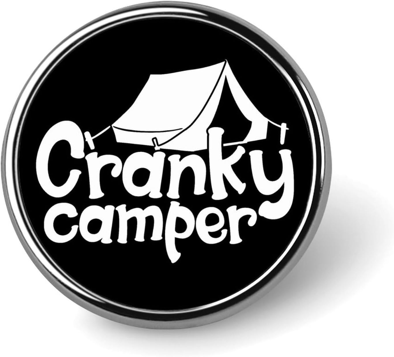 Cranky Campers Buttons Pin for Womens Funny Hiking Backpack Buttons Badges Decors