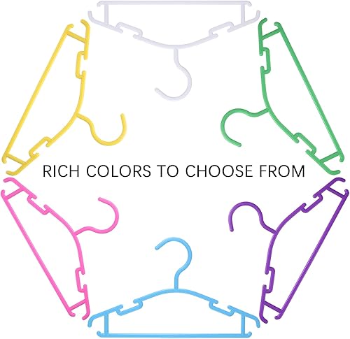 Miniatura 40 de GoodtoU Perchas para niños – Perchas de bebé para armario – Perchas de ropa de bebé, paquete de 60 perchas de plástico para bebés y niños pequeños