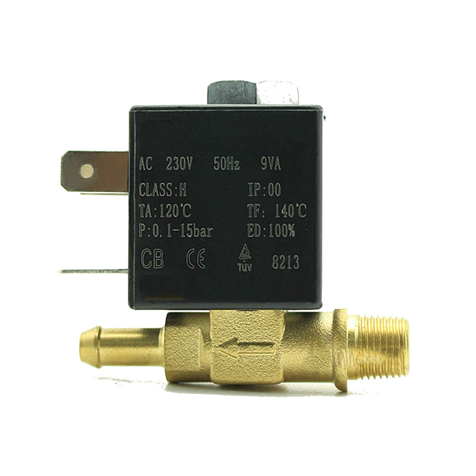 Électrovanne électrique AC230V G1/8 pour générateur de vapeur et air comprimé
