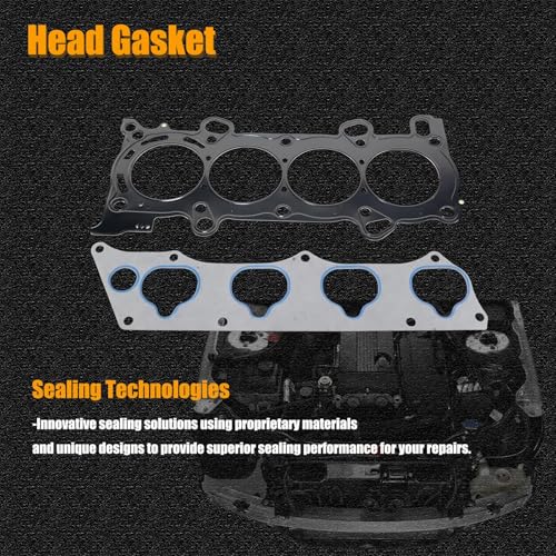 Image of AUCERAMIC HS26435PT Head Gasket Sets Kit Fit for 2008-2013 Honda Accord 2012-2015 Civic 2010-2014 Cr-V 2012-2015 Crosstour 2013-2015 Acura ILX 09-13 Tsx 2.4L L4 366930