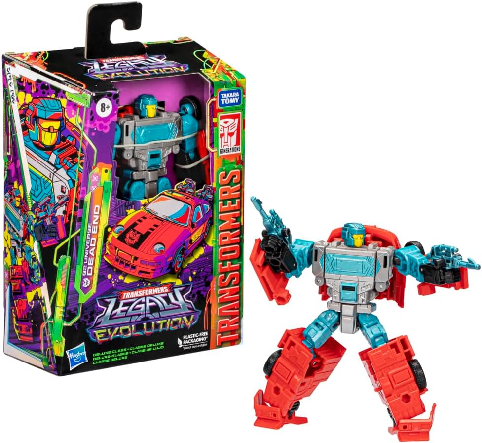 Hasbro Transformers Generations Legacy Evolution Deluxe Class action figurine G2 Universe Dead End 14 cm, Black (F7515)