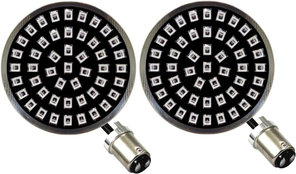 Eagle Lights Midnight Edition Rear LED Turn Signals, Running Lights and Strobing Brake Lights compatible with Harley Davidson Motorcycles