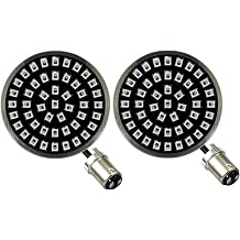 Eagle Lights Midnight Edition Rear LED Turn Signals, Running Lights and Strobing Brake Lights compatible with Harley Davidson Motorcycles
