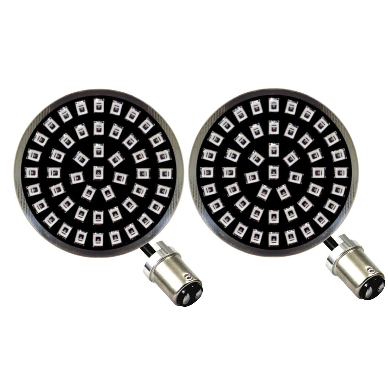 Eagle Lights Midnight Edition Rear LED Turn Signals, Running Lights and Strobing Brake Lights compatible with Harley Davidson Motorcycles