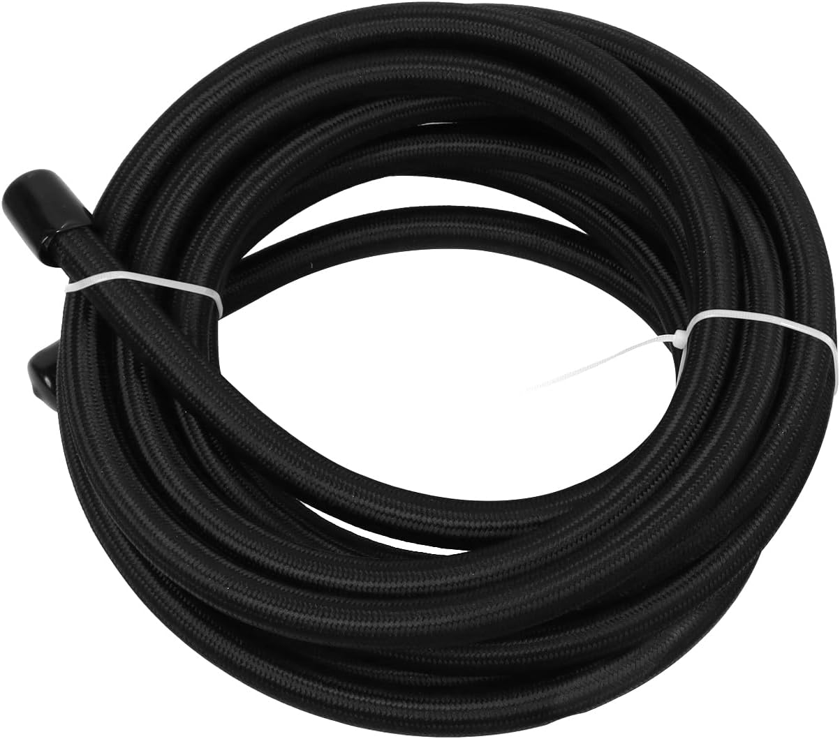 LokoCar 10AN PTFE Fuel Hose E85 Nylon Stainless Steel Braided 10FT Black | Compatible with high-pressure EFI resists ethanol corrosion ultra-low permeation liner flexible withstands heat and abrasion