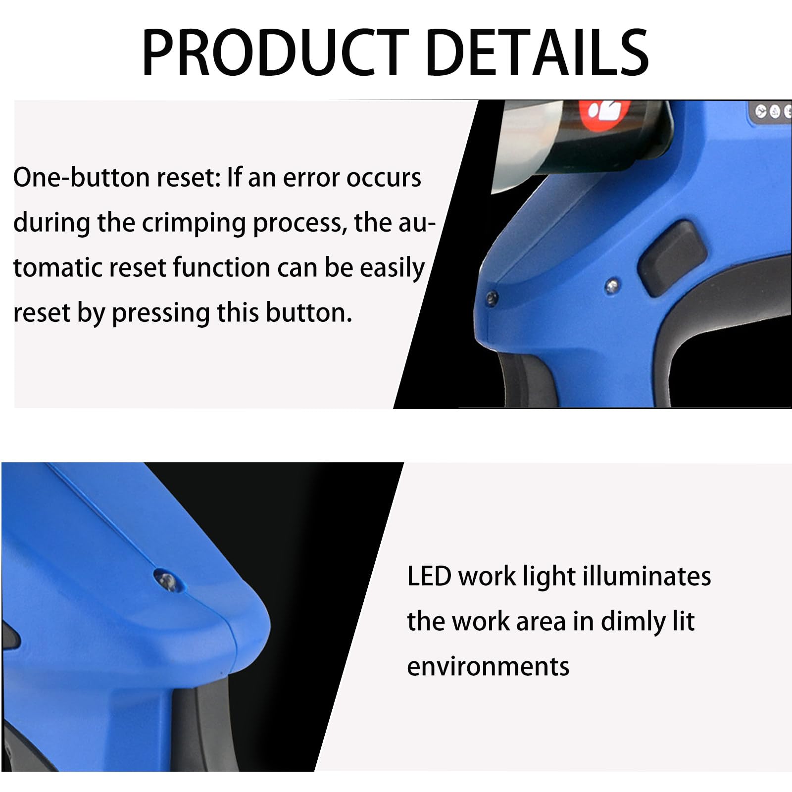 Cutter Eléctrico de Alta Precision, Tijeras Electricista Profesional con Fuerza de 150-250 KN, Alicate de Corte Electricista para Cable de 85-120 mm, Pantalla LED 85C