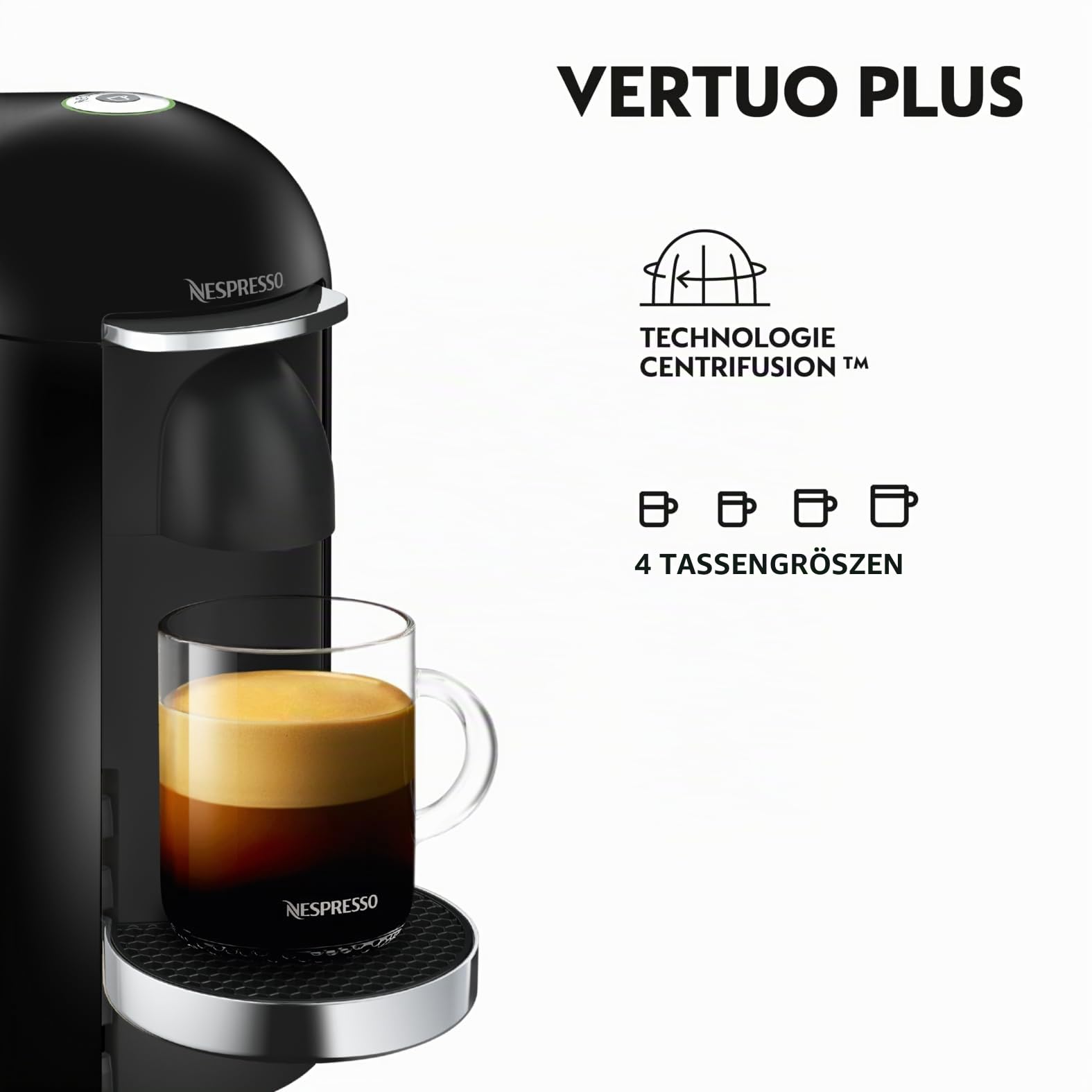 Krups Nespresso Vertuo schwarz Französische Version