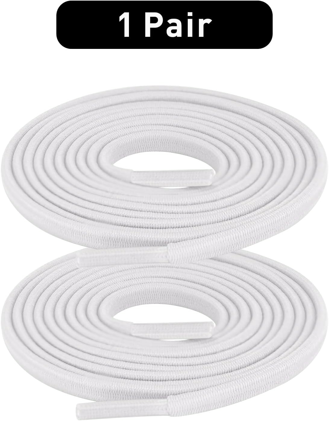 UamGlsob 4MM Elastic Shoe Laces for On Cloudtilt Sneakers, No Tie Running Stretch Locking Bungee Replacement Shoelaces