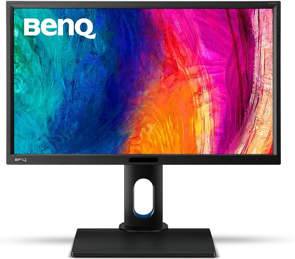 BenQ BL2420PT Color Accurate Design Monitor 24" QHD 1440p | 100% Rec.709 & sRGB | IPS | Delta E≤3 | Calibration Report | AQCOLOR | Ergonomic | Speakers | DisplayPort | USB Hub