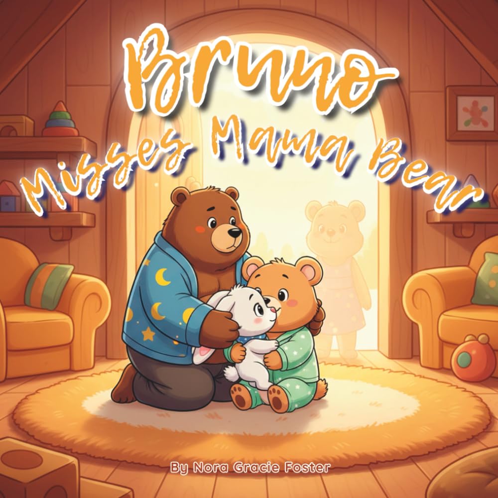 Bruno Misses Mama Bear: A Gentle Story About Separation, Reassurance, and the Power of Love for Toddlers and Preschoolers (Ages 3–5 (Bruno’s Cozy Moments Collection)