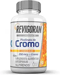 Revigoran Picolinato de Cromo 250 mcg - Alta Concentração - 60 cápsulas, Nutrends