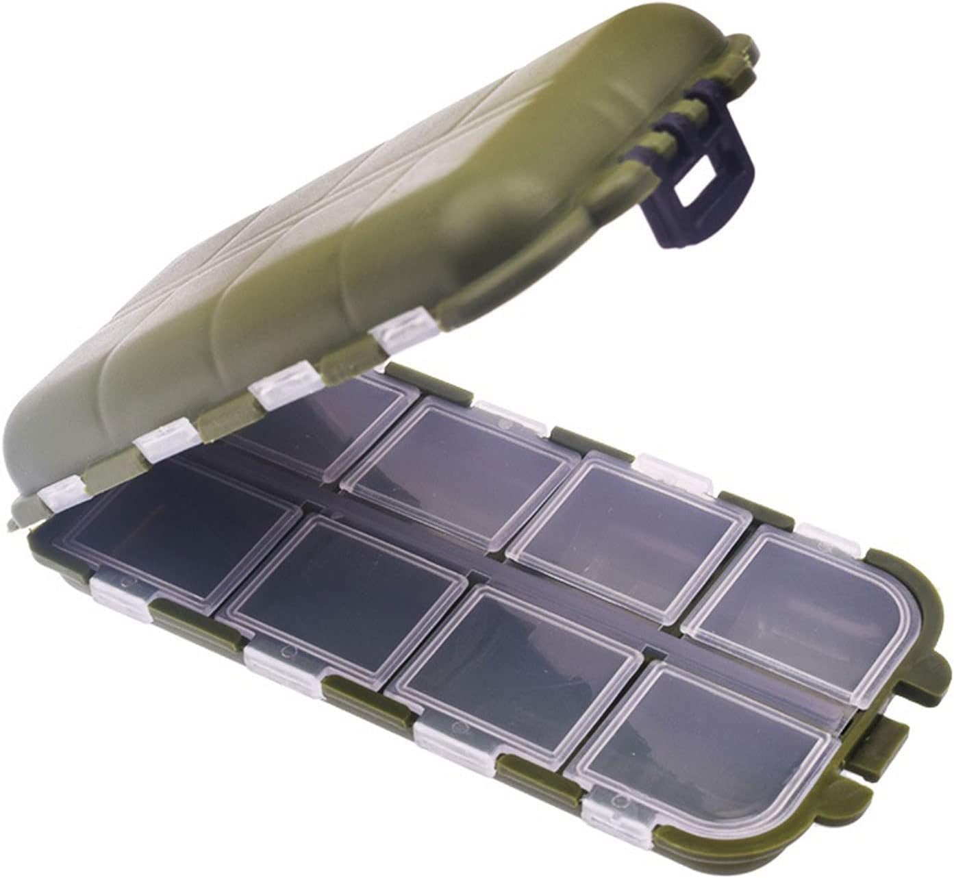 Tool boxes Compartments Mini Fishing Tackle Box Fish Lures Hooks Baits Plastic Storage Holder Square Case Accessories