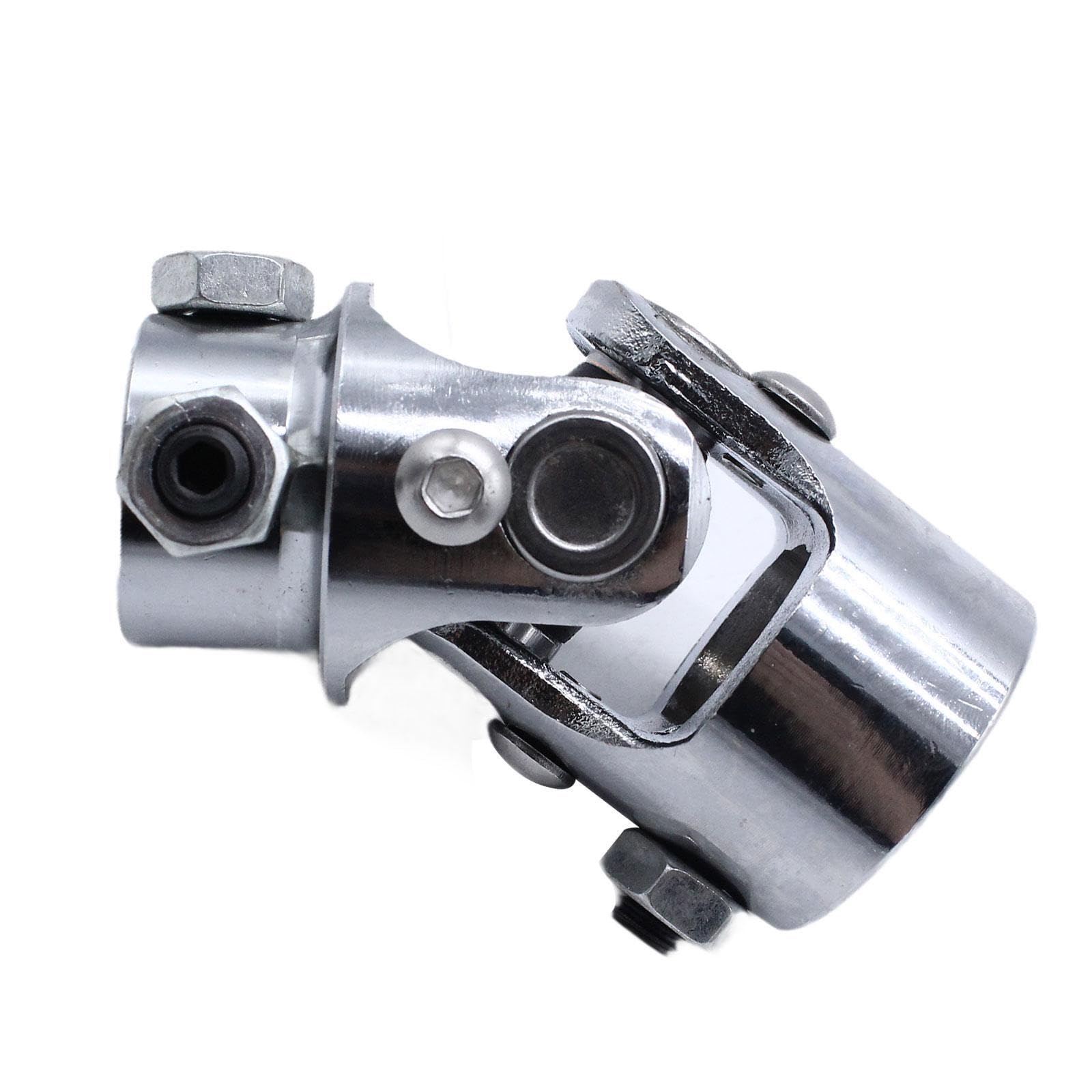 Joint de cardan double D 1 pouce x 3/4 pouce pour arbre de direction, robuste, utilisé pour connecter un joint de cardan universel de remplacement en