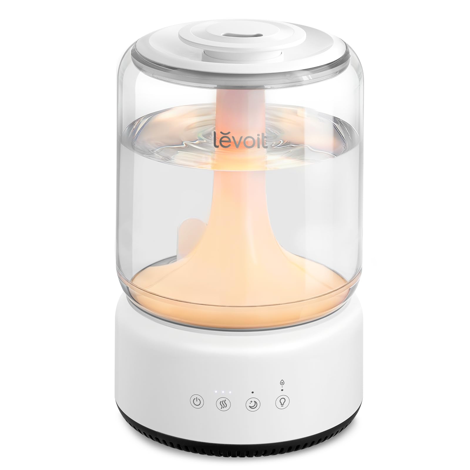 LEVOIT Humidifiers for Bedroom, 4.2L Top Fill for Large Room with 42H Runtime, Dishwasher Safe Design Easy to Clean, 21dB Quiet Cool Mist for Baby, Plants, Night Light, Essential Oil Diffuser, White