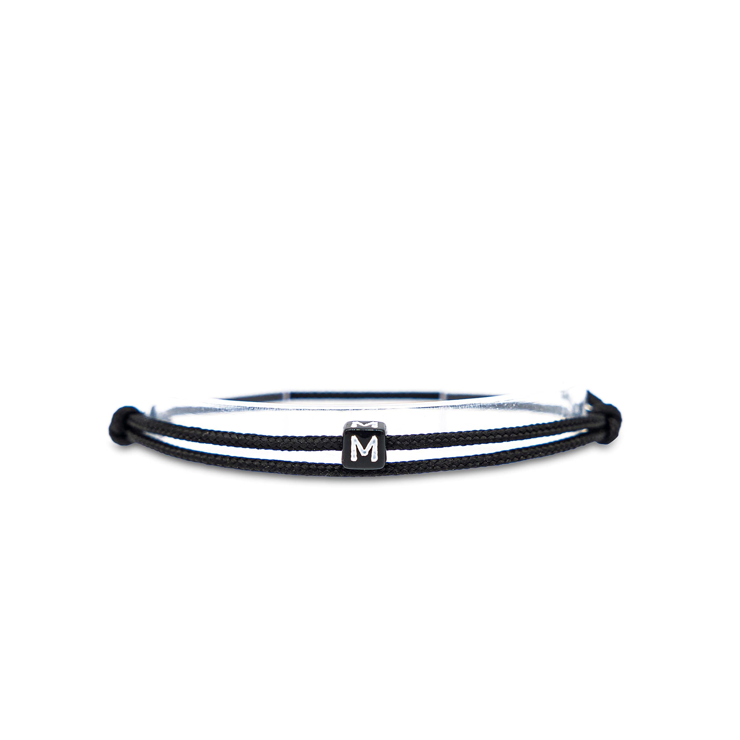 Bracciale Regolabile Made By Nami Personalizzabile Con Lettere – Unisex, In Cotone, Impermeabile, Fatto A Mano A Bali, Idea Regalo Per Migliore Amica