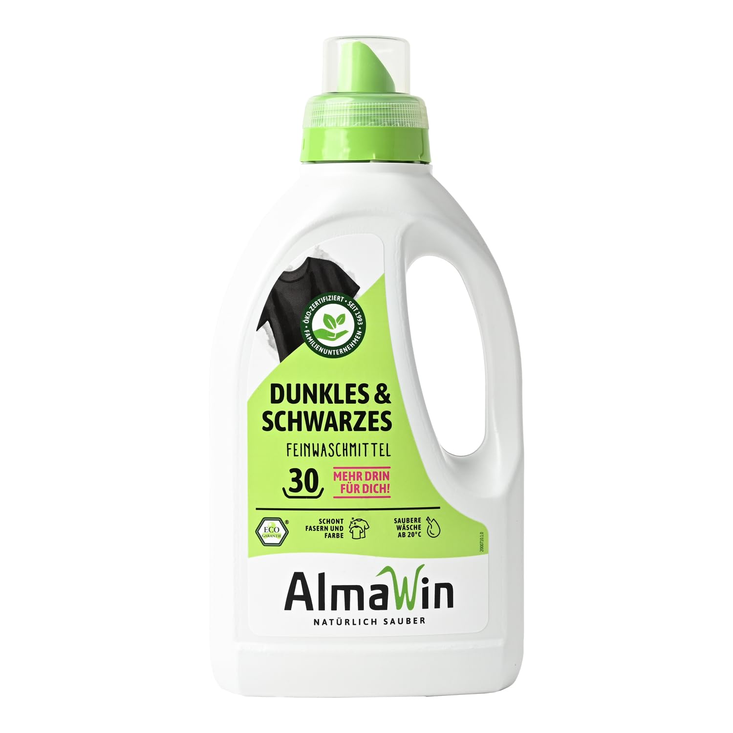 アルマウィン(AlmaWin) ランドリーリキッド ダーク&ブラック 750ml 色柄物用 液体洗剤 オーガニック 洗濯洗剤