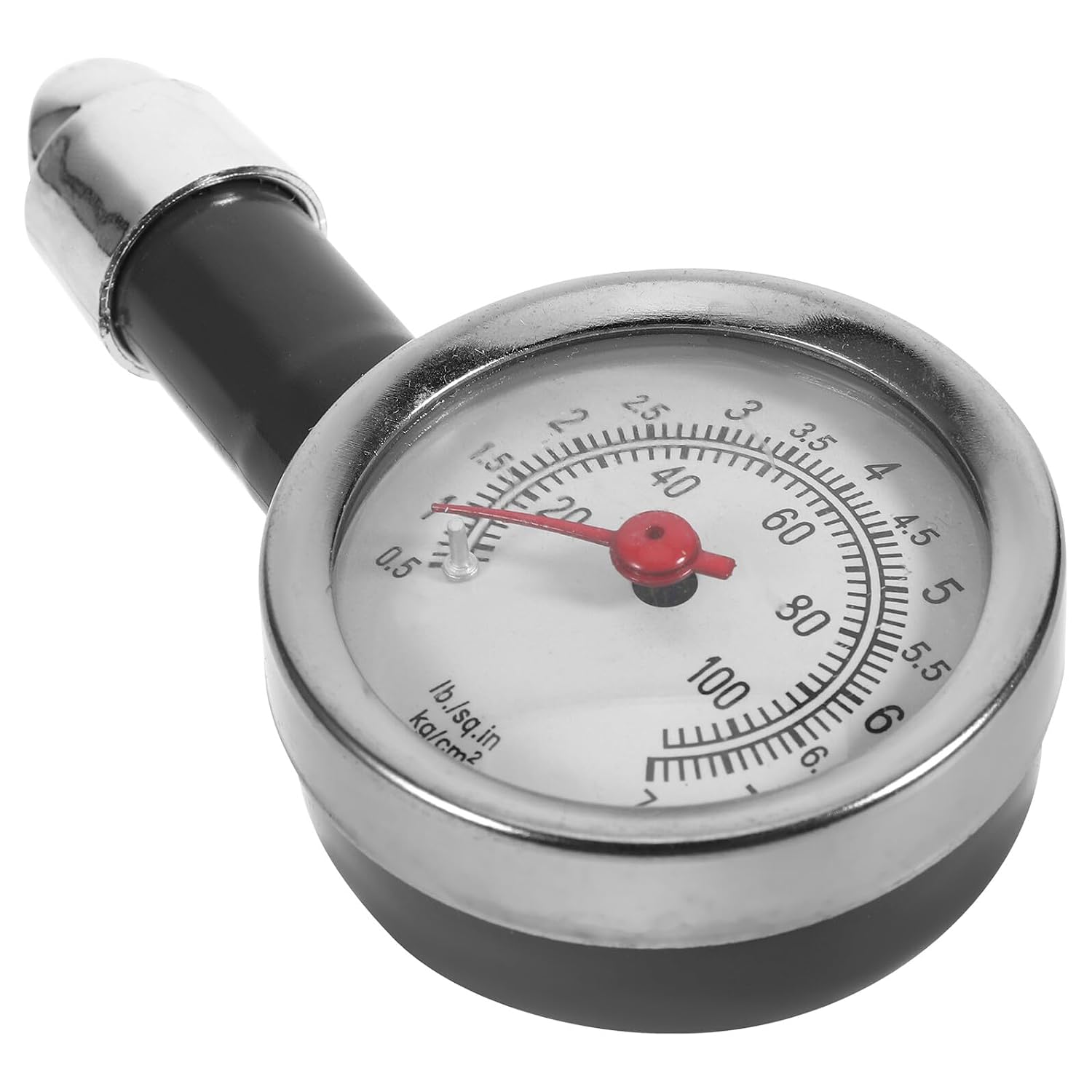 Car Tire Pressure Gauge Dial Type Straight Plastic Tester