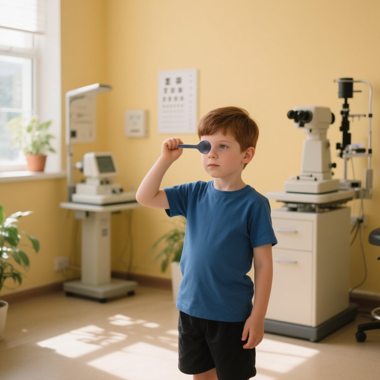 Occulteur Oculaire Ophtalmique | Instrument d'Optométrie et d'Optique Visuelle - Cache Antidérapant pour Tests et Formation des Orthoptistes, Optométristes, Ophtalmologistes