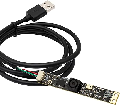 SVPRO 8MP USB Camera Module with Microphone for Computer Laptop,Fixed Focus UVC Lightburn Camera Micro Embedded Webcam Board for Windows,Linux,Android,Mac OS