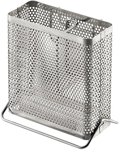 Yoshikawa 1621046 Cutlery Pocket, Stainless Steel Chopsticks, Large Capacity, Width 3.9 x Height 4.1 inches (10 x 10.5 cm), Compact, Over Sink, Made in Japan