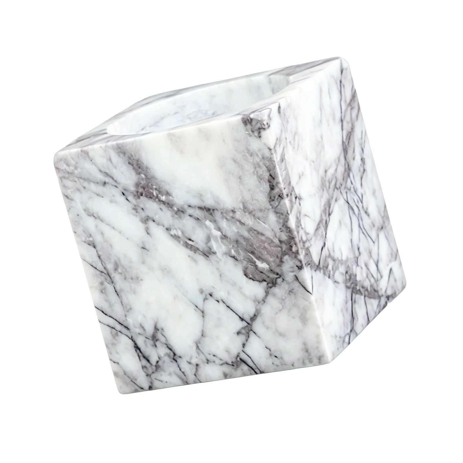 Apglsxy Multicolor Stylish Marble Organiser Box With Unique Stone Pattern Storage Container For/Pens/Sundries Items Marble Storage Box