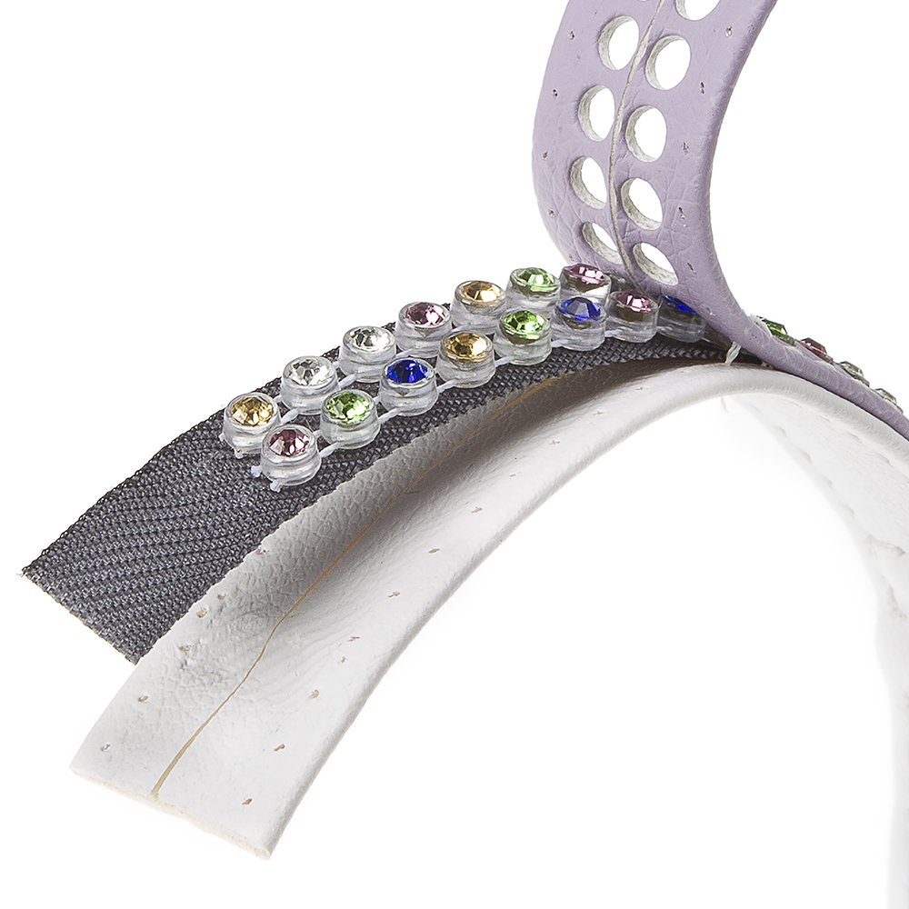 Ferplast LUX C12 22 Collar - Halsband Für Hunde, Schwarz-Rot