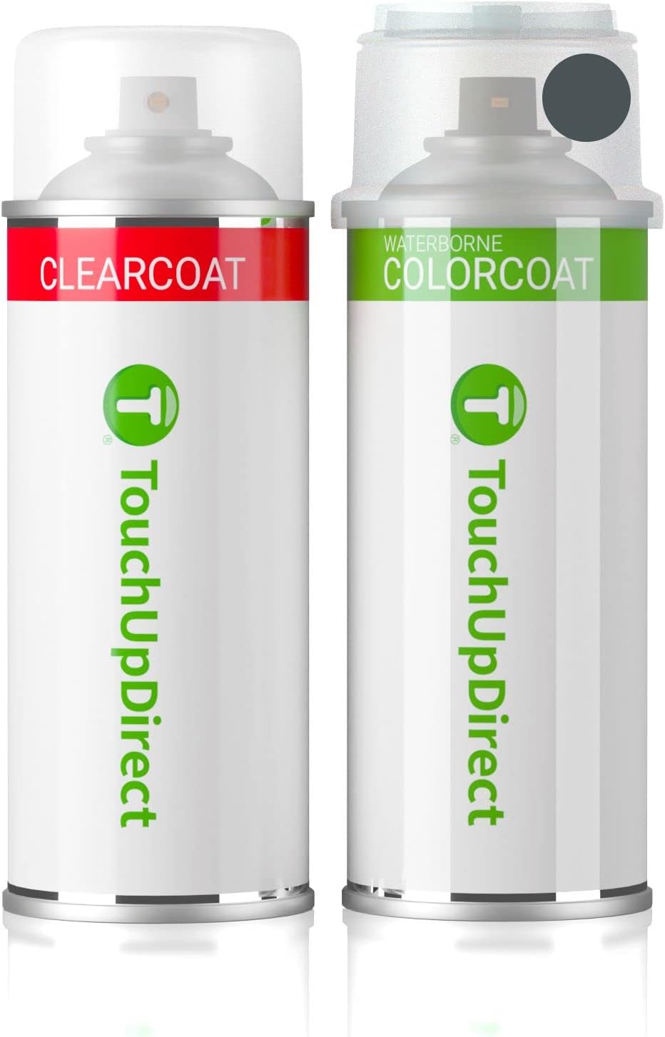 TouchUpDirect ME Abyss Gray Compatible with Ford Exact Match Touch Up Paint Aerosol - Essential Kit