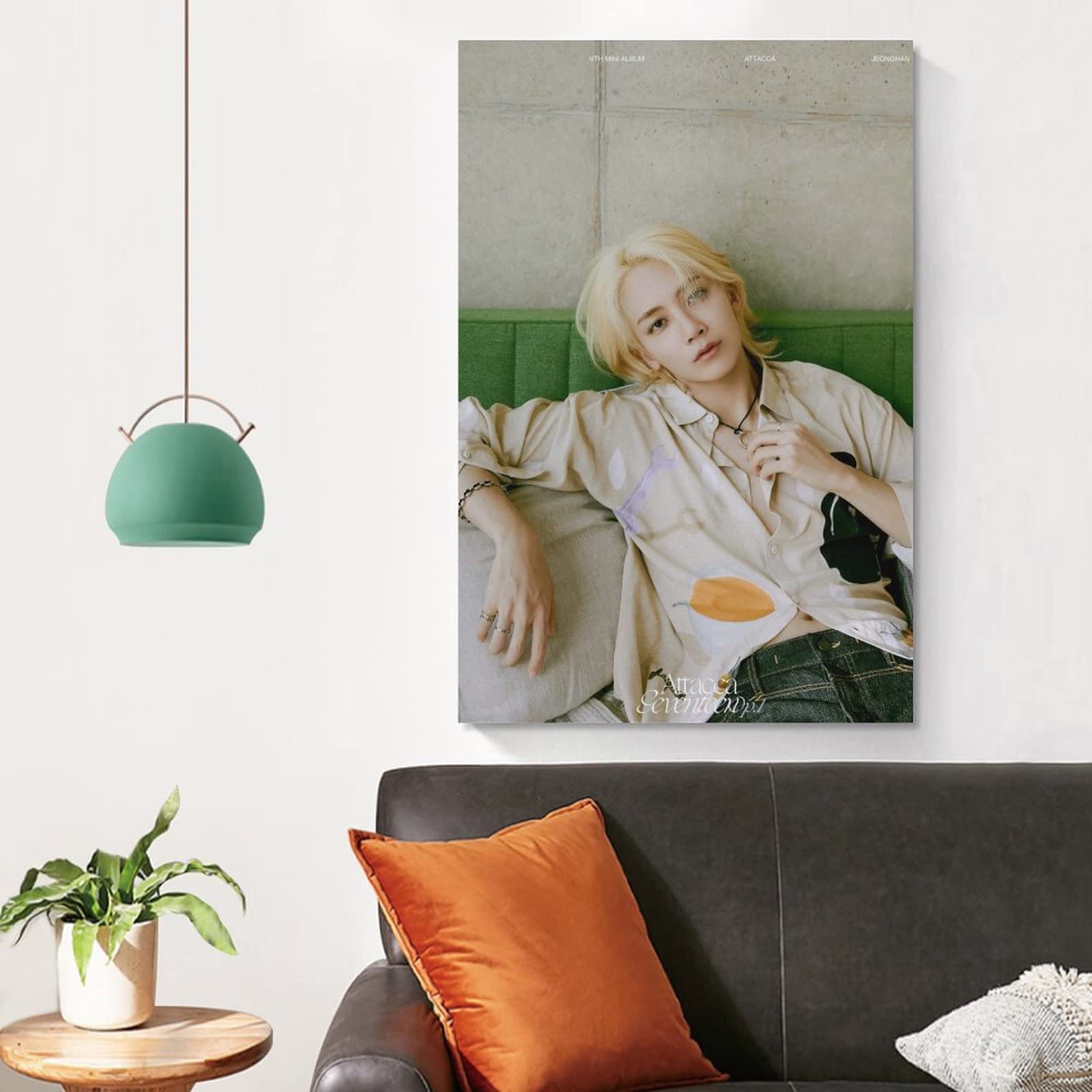 Eatour Kpop Poster Jeonghan Seventeen Attacca Concept Rock With