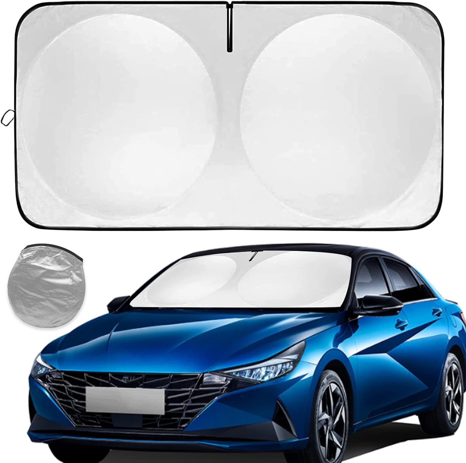 OSIFIT Car Windshield Sun Shade, Foldable Front Windshield