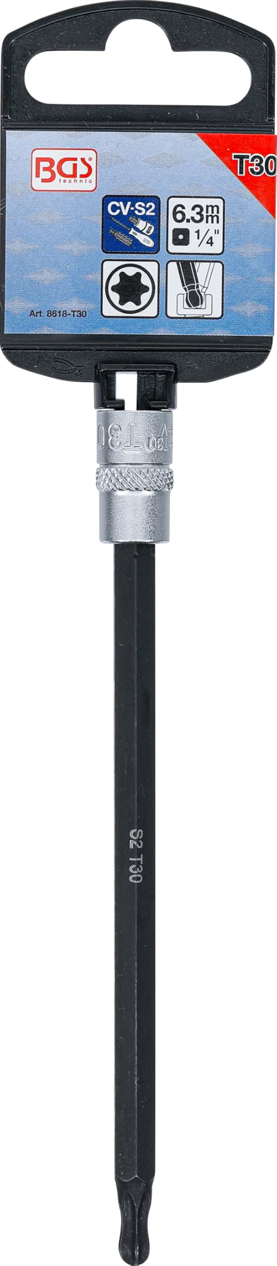 Amazon.com: BGS 8618-T30 | Bit Socket | 6.3 mm (1/4