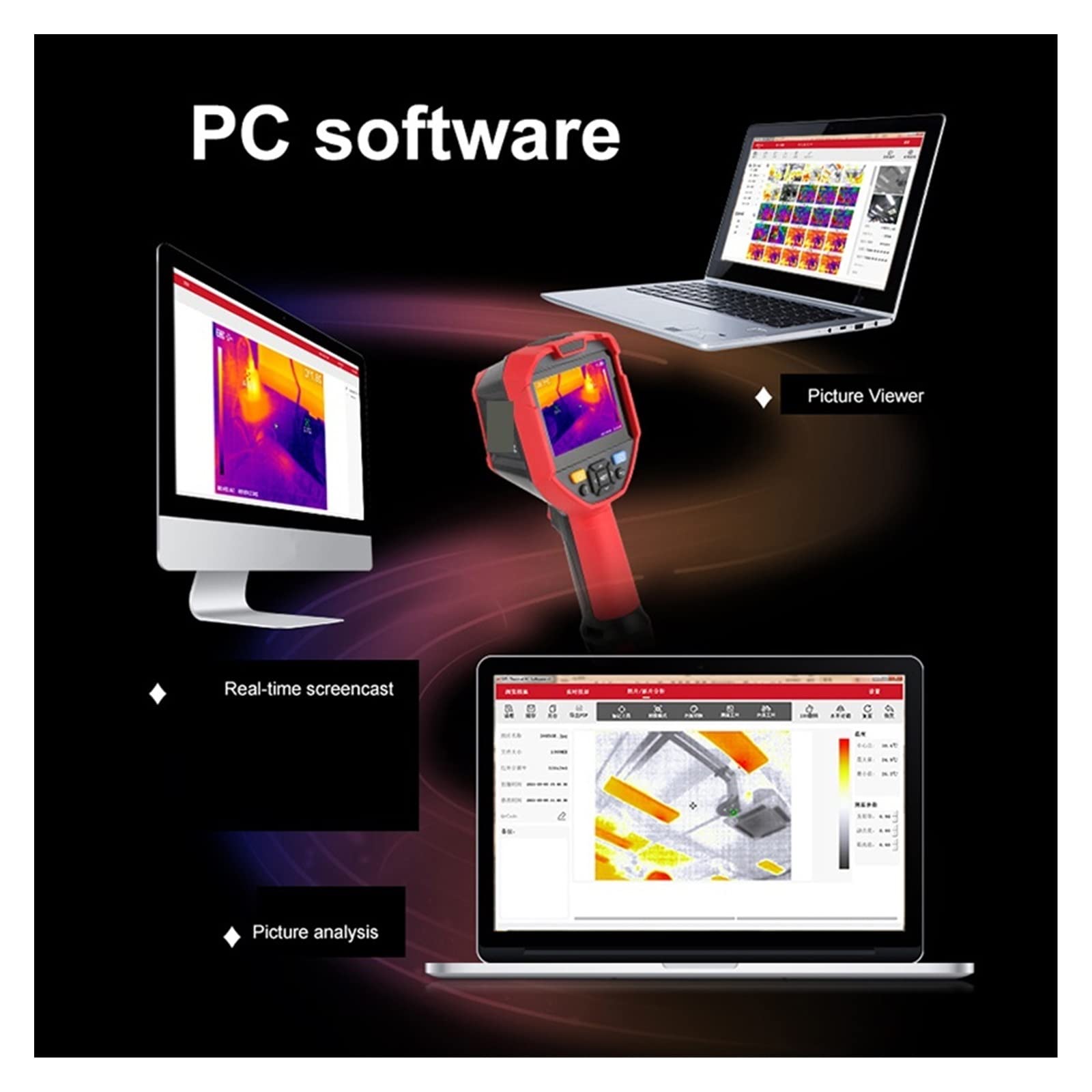 La termocamera termografica a infrarossi ripara L'Immagine IR dell'unità di Imaging for la Riparazione di lastre mobili(260E)