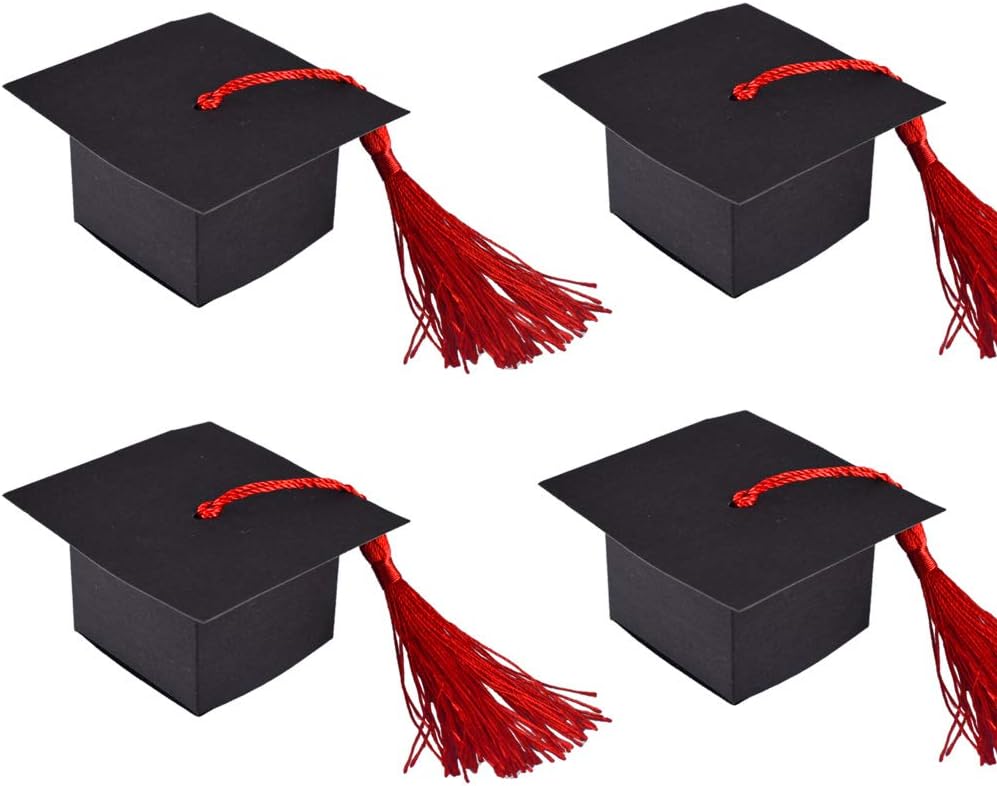 Gudotra 50pz Scatole Bomboniere Laurea Cartoncino Kraft Scatoline