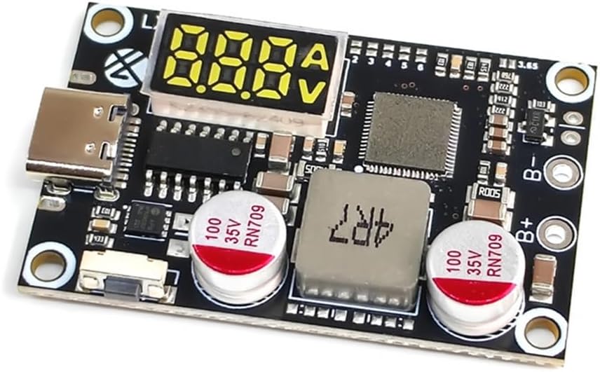 Type-C PD＆QCは、2〜6Sバッテリー用の45W高速充電DIYモジュールを装備し、リチウムとリチウムの両方の鉄バッテリーをサポートします。