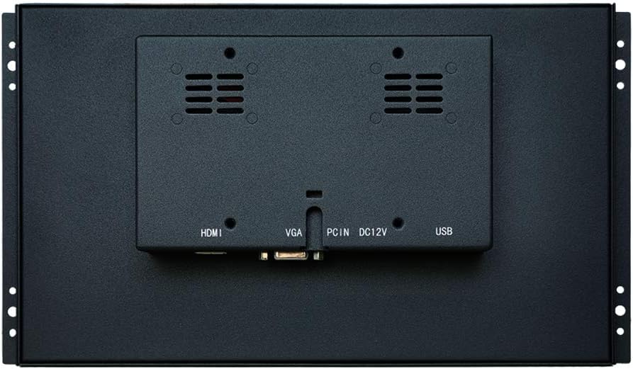 11.6" 12" inch LCD Screen Display 1920x1080p 16:9 Fullview IPS Widescreen HDMI-in VGA Built-in Speaker Metal Shell Embedded Open Frame Industrial Medical Monitor for PC Display K116MN-253