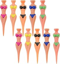 RYOHIN Lab.(良品ラボ) ゴルフティー ビキニ 面白い レディー セクシー ゴルフ用品 5色10本セット