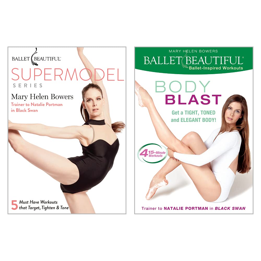 Ballet BeautifulDVD Pack Bundle – Supermodel Series and Body Blast Mary  Helen Bowers Barre Dance Inspired Fitness DVDs