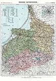  Historische Karte: Provinz Ostpreussen um 1910 (Plano): Provinz Ostpreussen. Carl Flemmings Generalkarten No. 3.