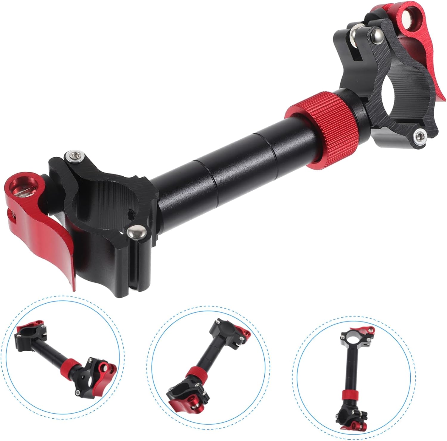VANZACK Magnesium Aluminum Alloy Fishing Umbrella Holder Fishing Chair Clip Camping Chair Umbrella Attachment image 2
