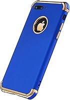 Vista 1 de Funda mate compatible con iPhone 8 Plus, ultra delgada, flexible, de lujo, para 8 Plus, color azul