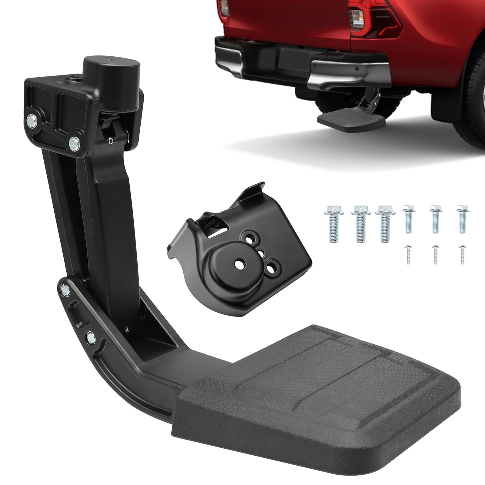 Photo 1 of Keriolee Rear Bed Step Bumper Bedstep Fit for 2024 2025 2026 Toyota Tacoma Folding Truck Bed Side Step Retractable Bumper Tailgate Step Replace # PT392-35920